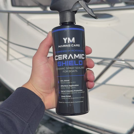 Ceramic coating voor boot aanbrengen met YM Marine Care Ceramic Shield uitleg video